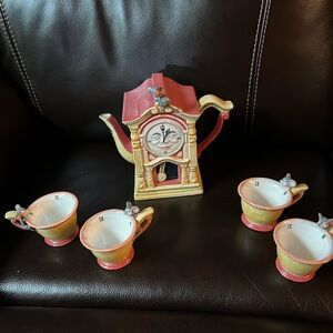 Department 56 hickory Dickies Dock tea set
